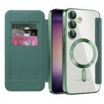 Étui portefeuille Techsuit SmartMag Book Case pour Samsung Galaxy S23 - Green
