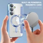 Étui portefeuille Techsuit SmartMag Book Case pour Samsung Galaxy S23 - Light Blue – Image 6