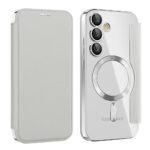 Étui portefeuille Techsuit SmartMag Book Case pour Samsung Galaxy S23 - Gray – Image 2