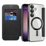 Étui portefeuille Techsuit SmartMag Book Case pour Samsung Galaxy S23 Plus - Black