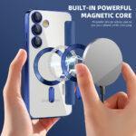 Étui portefeuille Techsuit SmartMag Book Case pour Samsung Galaxy S23 Plus - Blue – Image 6