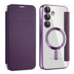 Étui portefeuille Techsuit SmartMag Book Case pour Samsung Galaxy S23 Plus - Purple – Image 2