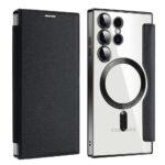 Étui portefeuille Techsuit SmartMag Book Case pour Samsung Galaxy S23 Ultra - Black – Image 2