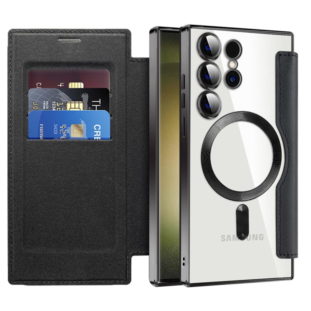 2324473 Étui portefeuille Techsuit SmartMag Book Case pour Samsung Galaxy S23 Ultra - Black – Image 1