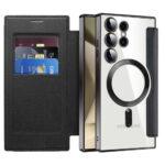 Étui portefeuille Techsuit SmartMag Book Case pour Samsung Galaxy S24 Ultra - Black