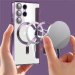 Étui portefeuille Techsuit SmartMag Book Case pour Samsung Galaxy S24 Ultra - Purple – Image 6