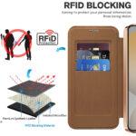 Étui portefeuille Techsuit SmartMag Book Case pour Samsung Galaxy S24 - Brown – Image 5