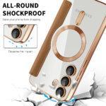 Étui portefeuille Techsuit SmartMag Book Case pour Samsung Galaxy S24 - Brown – Image 4