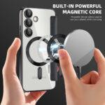 Étui portefeuille Techsuit SmartMag Book Case pour Samsung Galaxy S24 - Black – Image 6