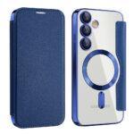 Étui portefeuille Techsuit SmartMag Book Case pour Samsung Galaxy S24 Plus - Blue – Image 2