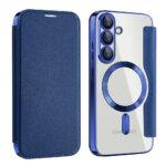 Étui portefeuille Techsuit SmartMag Book Case pour Samsung Galaxy S25 - Blue – Image 2