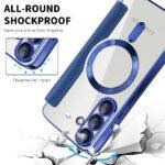 Étui portefeuille Techsuit SmartMag Book Case pour Samsung Galaxy S25 - Blue – Image 4
