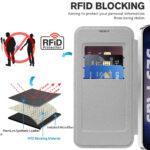 Étui portefeuille Techsuit SmartMag Book Case pour Samsung Galaxy S25 - Gray – Image 5