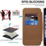 Étui portefeuille Techsuit SmartMag Book Case pour Samsung Galaxy S25 Plus - Brown – Image 5