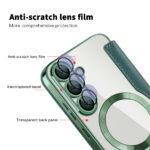 Étui portefeuille Techsuit SmartMag Book Case pour Samsung Galaxy S25 Plus - Green – Image 3