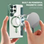 Étui portefeuille Techsuit SmartMag Book Case pour Samsung Galaxy S25 Ultra - Green – Image 6