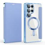 Étui portefeuille Techsuit SmartMag Book Case pour Samsung Galaxy S25 Ultra - Light Blue – Image 2