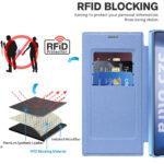 Étui portefeuille Techsuit SmartMag Book Case pour Samsung Galaxy S25 Ultra - Light Blue – Image 5