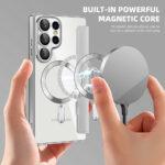 Étui portefeuille Techsuit SmartMag Book Case pour Samsung Galaxy S25 Ultra - Gray – Image 6