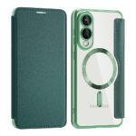 Étui portefeuille Techsuit SmartMag Book Case pour Samsung Galaxy S25 Edge - Green – Image 2