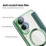 Étui portefeuille Techsuit SmartMag Book Case pour Samsung Galaxy S25 Edge - Green – Image 3