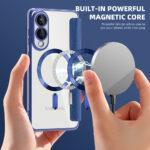 Étui portefeuille Techsuit SmartMag Book Case pour Samsung Galaxy S25 Edge - Blue – Image 6