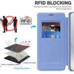 Étui portefeuille Techsuit SmartMag Book Case pour Samsung Galaxy S25 Edge - Light Blue – Image 5