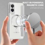 Étui portefeuille Techsuit SmartMag Book Case pour Samsung Galaxy S25 Edge - Gray – Image 6