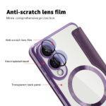 Étui portefeuille Techsuit SmartMag Book Case pour Samsung Galaxy S25 Edge - Purple – Image 3