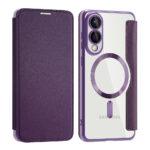 Étui portefeuille Techsuit SmartMag Book Case pour Samsung Galaxy S25 Edge - Purple – Image 2