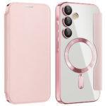 Étui portefeuille Techsuit SmartMag Book Case pour Samsung Galaxy A35 - Pink – Image 2
