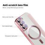 Étui portefeuille Techsuit SmartMag Book Case pour Samsung Galaxy S22 - Pink – Image 3