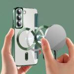 Étui portefeuille Techsuit SmartMag Book Case pour Samsung Galaxy S22 - Green – Image 5