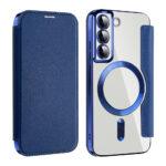 Étui portefeuille Techsuit SmartMag Book Case pour Samsung Galaxy S22 - Blue – Image 2