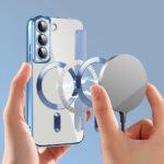 Étui portefeuille Techsuit SmartMag Book Case pour Samsung Galaxy S22 - Light Blue – Image 5