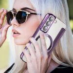 Étui portefeuille Techsuit SmartMag Book Case pour Samsung Galaxy S22 - Purple – Image 6