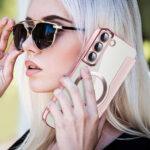 Étui portefeuille Techsuit SmartMag Book Case pour Samsung Galaxy S22 Plus - Pink – Image 6