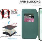 Étui portefeuille Techsuit SmartMag Book Case pour Samsung Galaxy S22 Plus - Green – Image 4