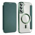 Étui portefeuille Techsuit SmartMag Book Case pour Samsung Galaxy S22 Plus - Green – Image 2