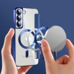 Étui portefeuille Techsuit SmartMag Book Case pour Samsung Galaxy S22 Plus - Blue – Image 5