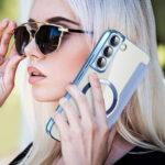 Étui portefeuille Techsuit SmartMag Book Case pour Samsung Galaxy S22 Plus - Light Blue – Image 6