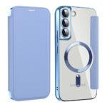 Étui portefeuille Techsuit SmartMag Book Case pour Samsung Galaxy S22 Plus - Light Blue – Image 2