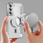 Étui portefeuille Techsuit SmartMag Book Case pour Samsung Galaxy S22 Plus - Gray – Image 6