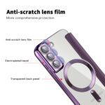 Étui portefeuille Techsuit SmartMag Book Case pour Samsung Galaxy S22 Plus - Purple – Image 3