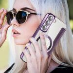 Étui portefeuille Techsuit SmartMag Book Case pour Samsung Galaxy S22 Plus - Purple – Image 6