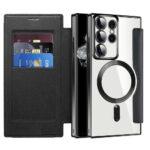 Étui portefeuille Techsuit SmartMag Book Case pour Samsung Galaxy S22 Ultra - Black