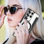 Étui portefeuille Techsuit SmartMag Book Case pour Samsung Galaxy S22 Ultra - Black – Image 6