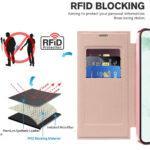 Étui portefeuille Techsuit SmartMag Book Case pour Samsung Galaxy S22 Ultra - Pink – Image 4