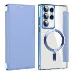 Étui portefeuille Techsuit SmartMag Book Case pour Samsung Galaxy S22 Ultra - Light Blue – Image 2