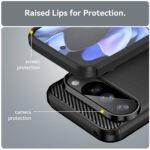 Coque Techsuit Carbon Silicone pour Google Pixel 10 / 10 Pro - Black – Image 5